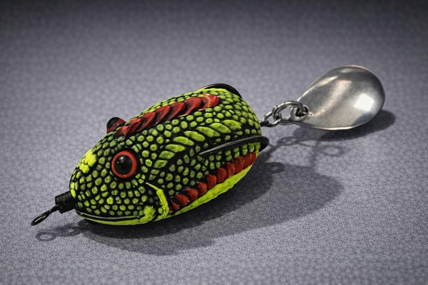 IZZAWA Handmade  3D Frog Lure 3.2cm Multicolour – Snakehead Murrel Floating