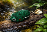 IZZAWA Handmade  3D Frog Lure 3.2cm Green – Snakehead Murrel Floating Bait