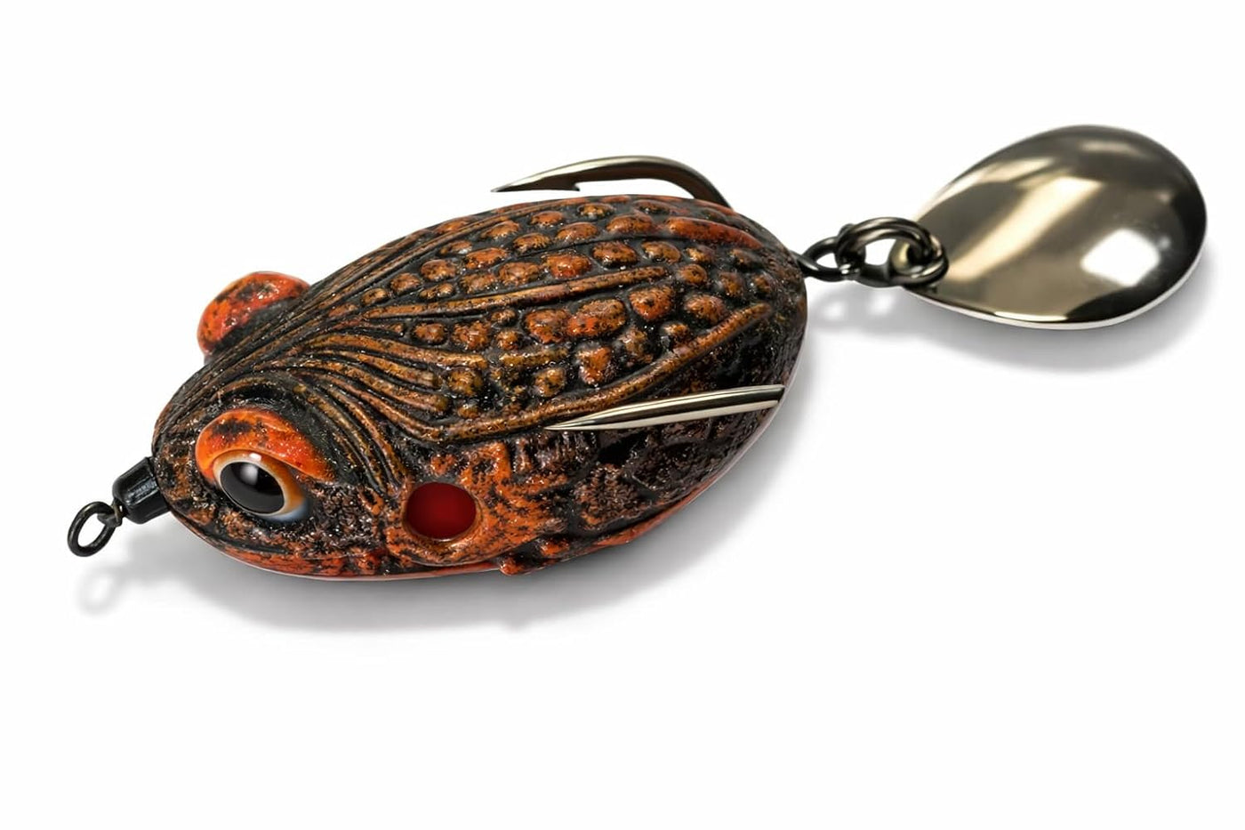 IZZAWA 3D Frog Lure 7.2cm Yellow Black – Snakehead Murrel Floating