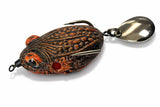 IZZAWA 3D Frog Lure 7.2cm Yellow Black – Snakehead Murrel Floating