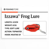 IZZAWA Frog Lure 2pc Red & Green 4.5cm 8.5g – Snakehead Murrel