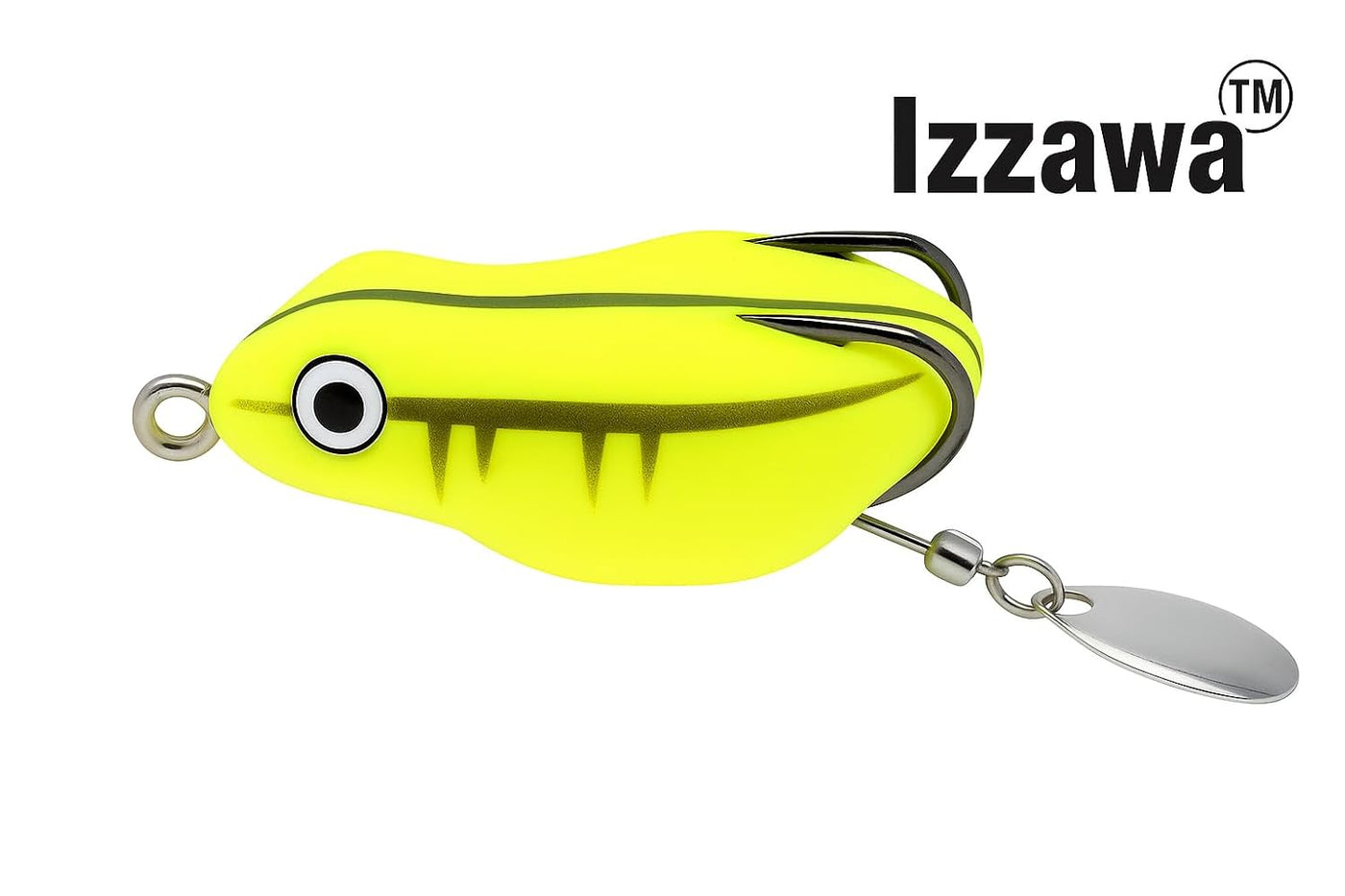 IZZAWA Frog Lure 2pc Light Green Red 4.5cm 8.5g – Snakehead Murrel