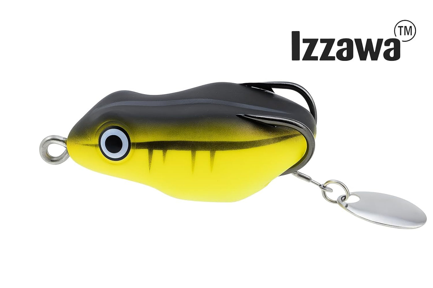 IZZAWA Frog Lure 2pc Brown & Green 4.5cm 8.5g – Snakehead Murrel