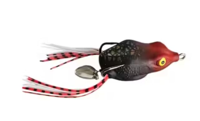 IZZAWA Frog Lure 2pc Red Eye Black 5cm 12g – Snakehead Murrel