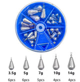 IZZAWA Lead Sinkers 25pc Set – Rohu Catla Carp Bottom Fishing