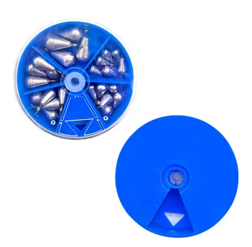 IZZAWA Lead Sinkers 25pc Set – Rohu Catla Carp Bottom Fishing