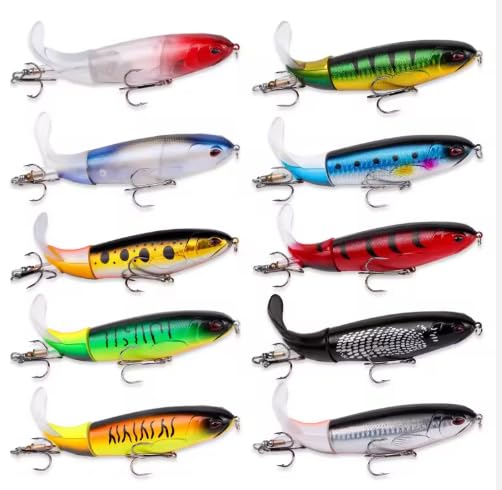 IZZAWA Topwater Whopper Crankbait – Snakehead Bass Barramundi India Pack of  1