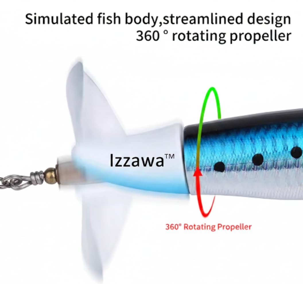 IZZAWA Topwater Whopper Crankbait – Snakehead Bass Barramundi India Pack of  1