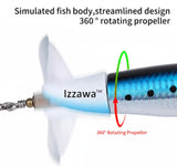 IZZAWA Topwater Propeller Crankbait – Snakehead Bass Barramundi
