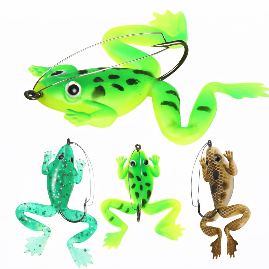 IZZAWA Anti-Hang Frog Lure 3.5cm 5g – Snakehead Murrel Weedless Bait