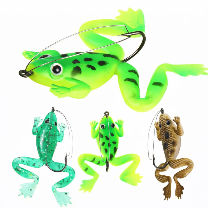 IZZAWA Anti-Hang Frog Lure 3.5cm 5g – Snakehead Murrel Weedless Bait