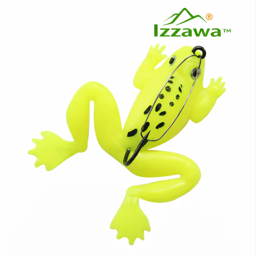IZZAWA Anti-Hang Frog Lure 3.5cm 5g – Snakehead Murrel Weedless Bait