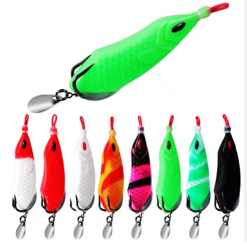 IZZAWA Dushman Long Frog 8cm 15g – Snakehead Murrel Trophy Topwater
