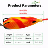 IZZAWA Dushman Long Frog 8cm 15g – Snakehead Murrel Trophy Topwater
