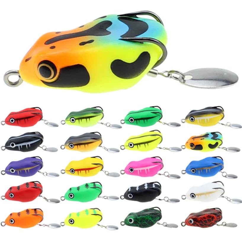 IZZAWA Frog Lure 3pc 4.5cm 8.5g – Snakehead Murrel Bass Topwater