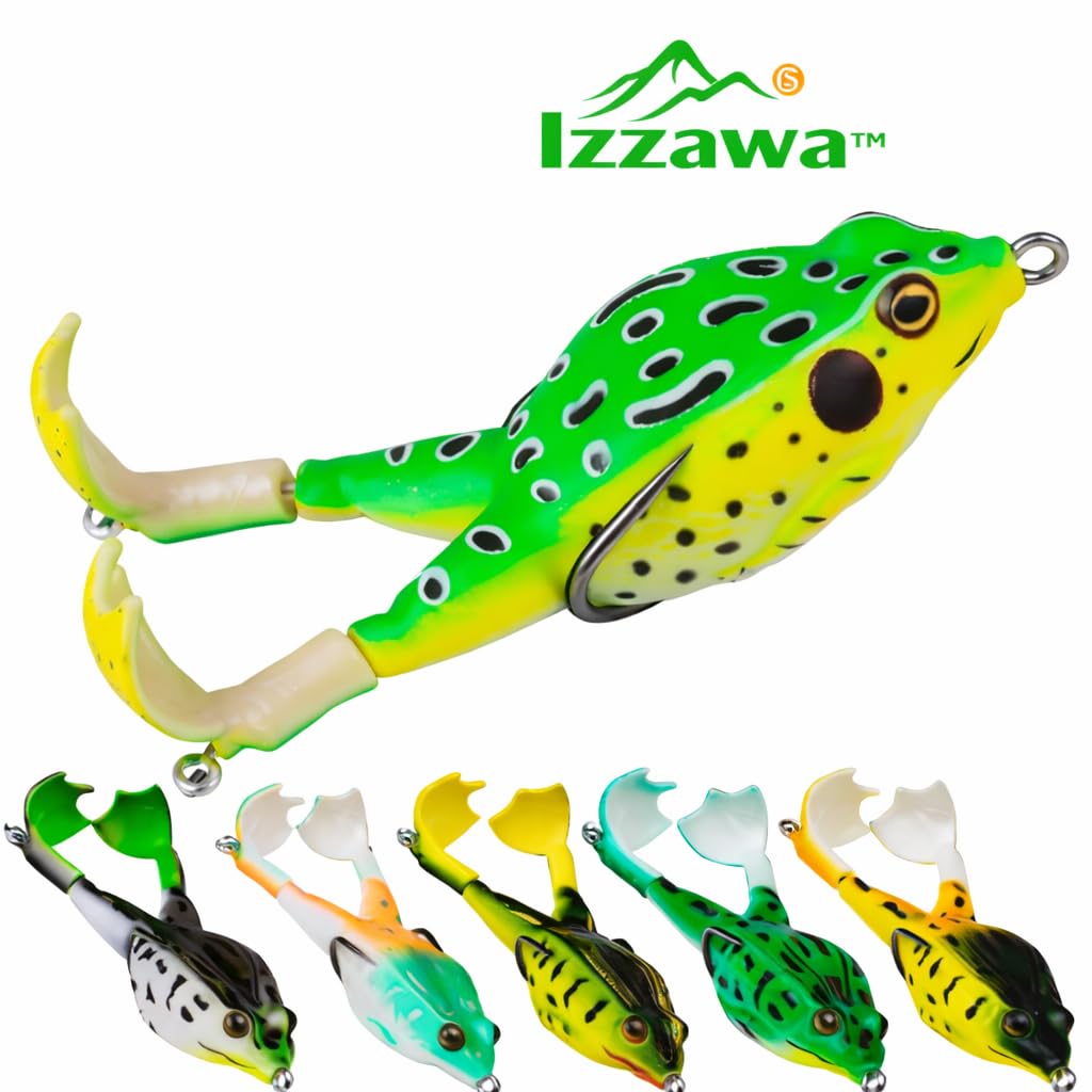 IZZAWA Swim Frog Lure 9.5cm 13.5g – Snakehead Murrel Bass Surface