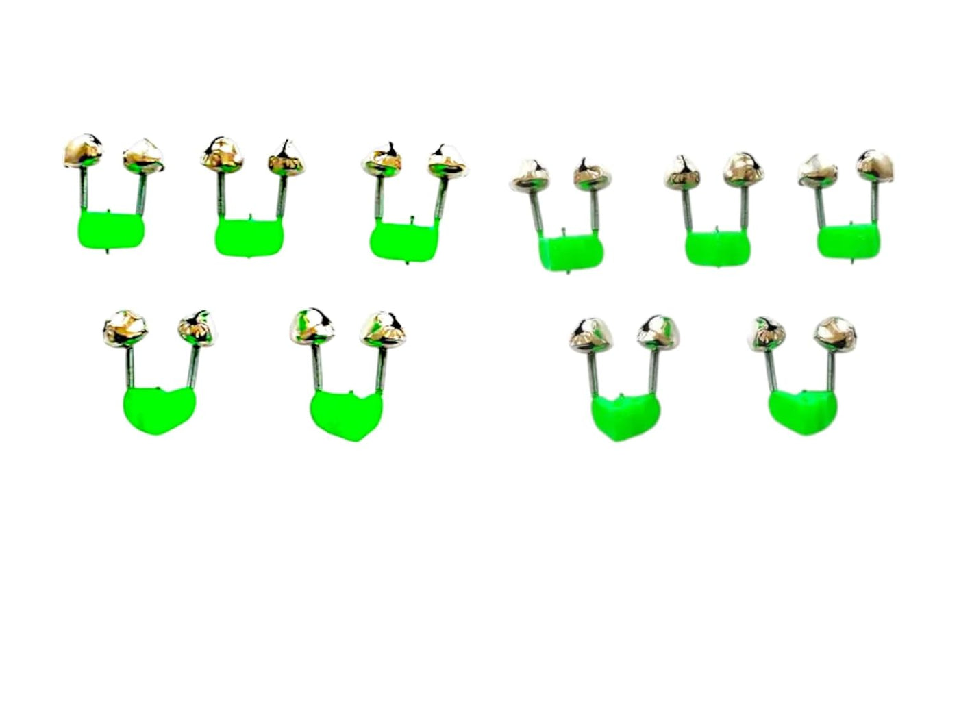IZZAWA Bite Alarm Bells 10pc 16mm Green – Carp Rohu Catla India
