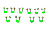 IZZAWA Bite Alarm Bells 10pc 16mm Green – Carp Rohu Catla India