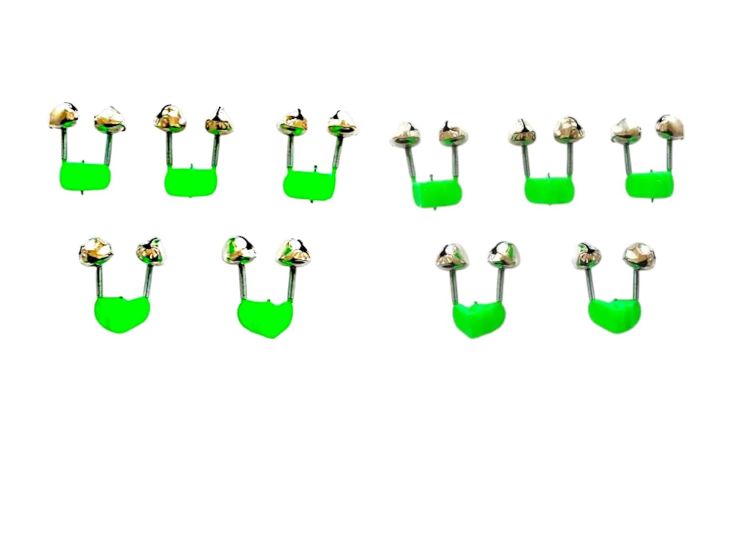 IZZAWA Bite Alarm Bells 10pc 16mm Green – Carp Rohu Catla India
