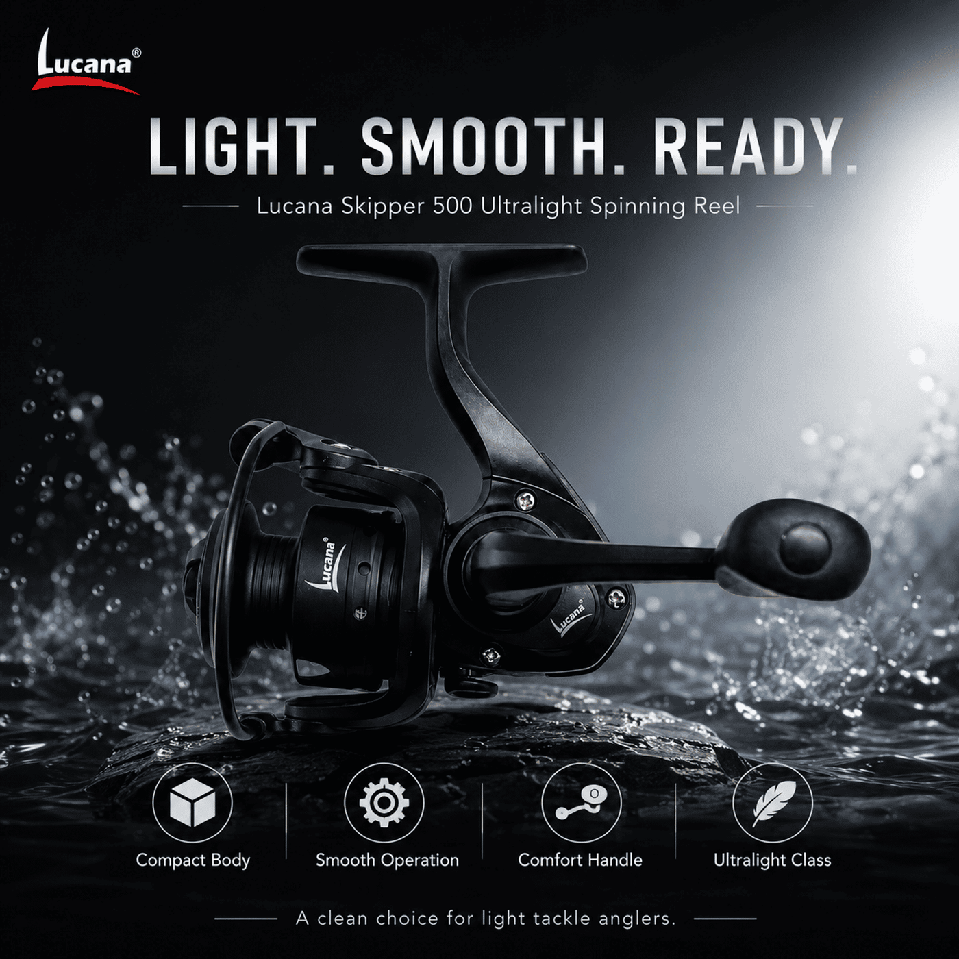 Lucana Skipper 500 Ultralight Spinning Reel