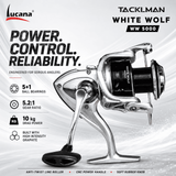 Tackleman White Wolf Spinning Reel