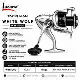 Tackleman White Wolf Spinning Reel