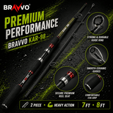 Bravvo KAR-98 Performance Spinning Rod - 7 & 8 Ft