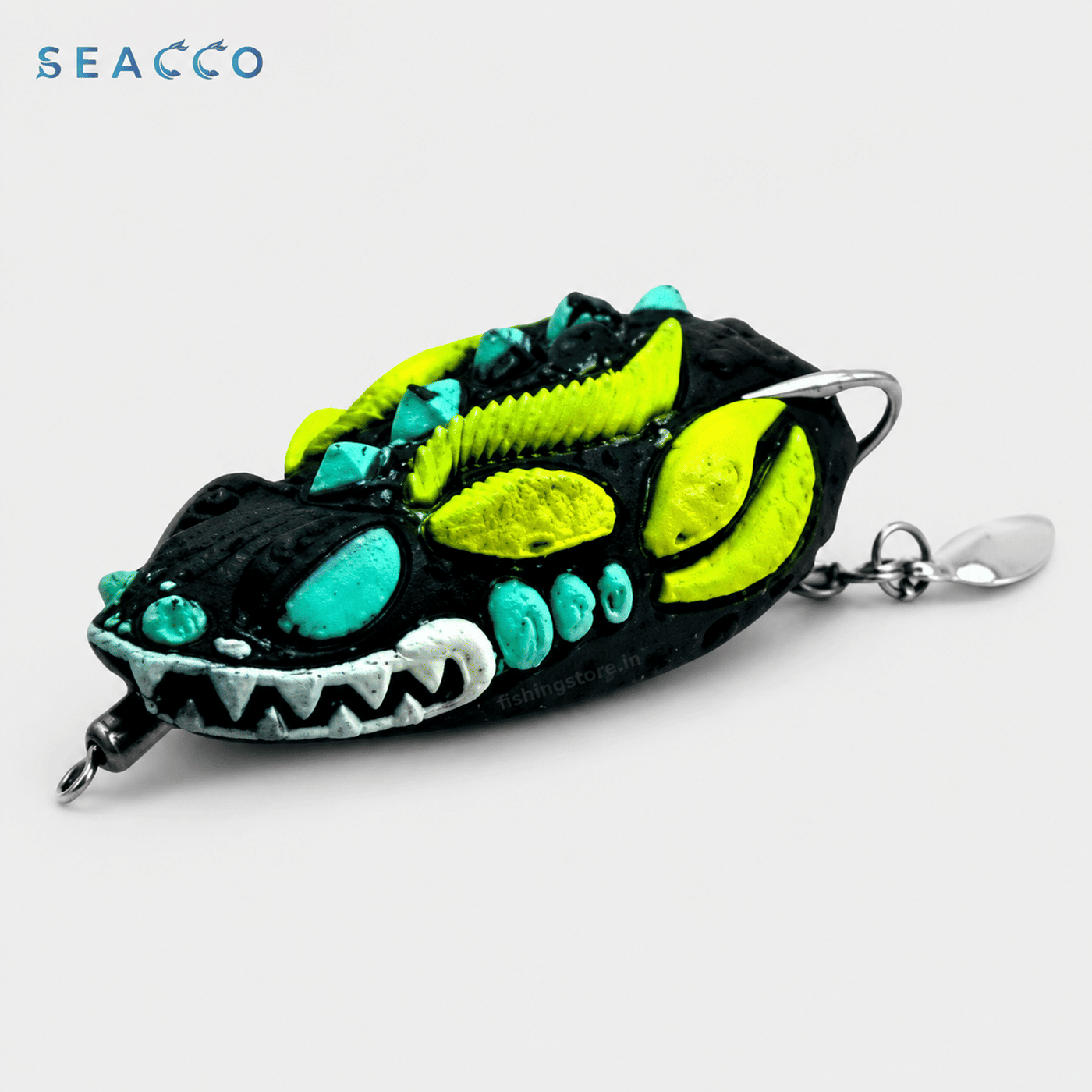 Seacco Huskar Frog Lure 4.5cm 6g for Snakehead - Black