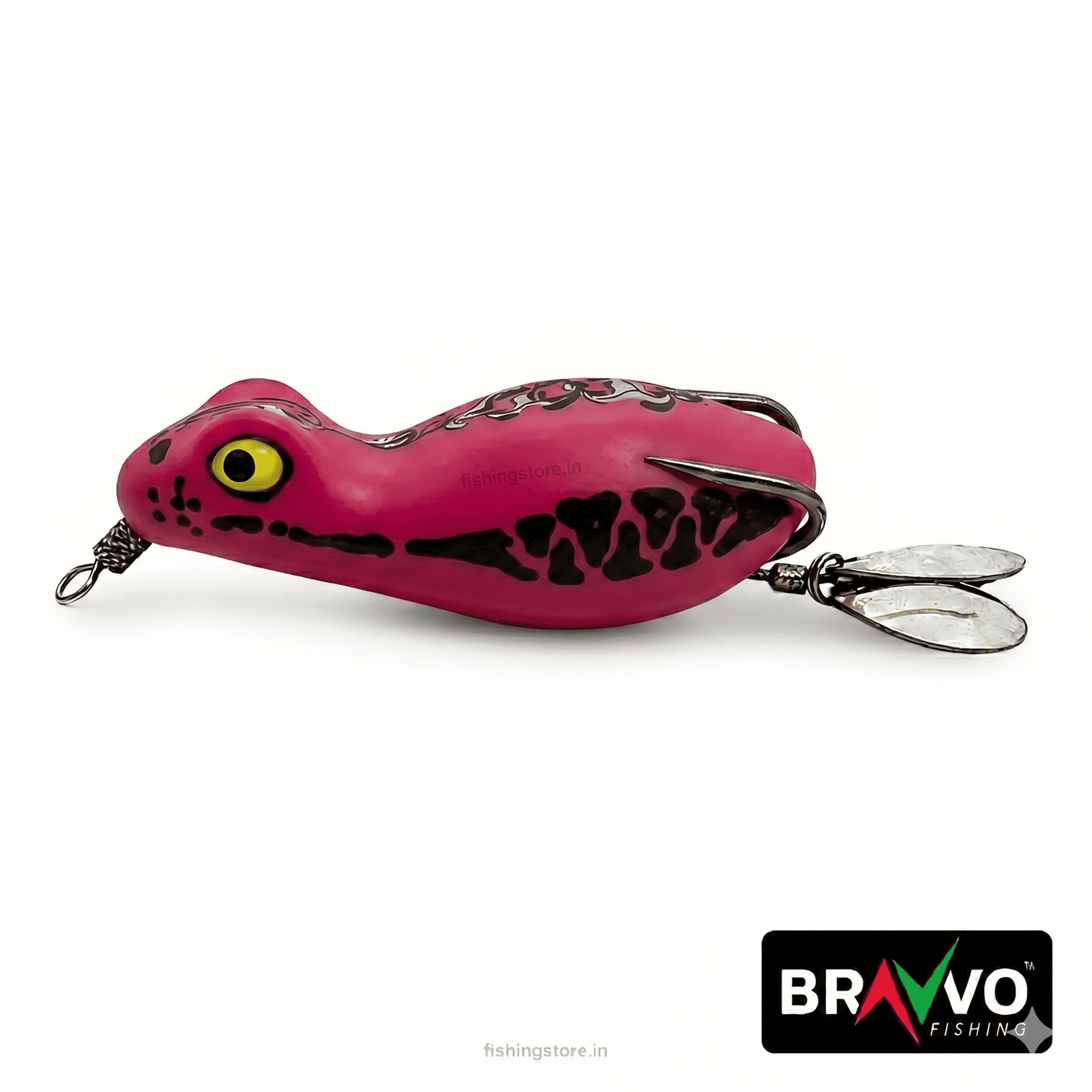BRAVVO Gorilla 6.5cm 12-13g Handmade Soft Frog Lure for Snakehead - Pink