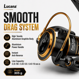 Lucana Fox 5000 Spinning Reel – 6kg Drag Fishing Reel India