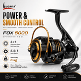 Lucana Fox 5000 Spinning Reel – 6kg Drag Fishing Reel India