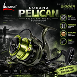 Lucana Pelican 5000 Spinning Feeder Reel