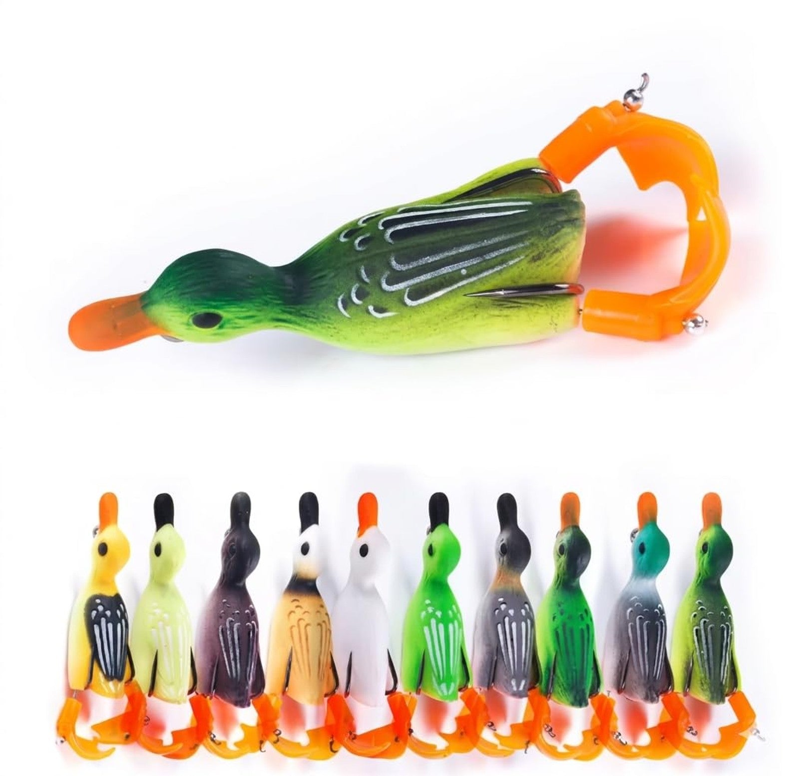 IZZAWA Duck Frog Lure 8.5cm 12g – Snakehead Murrel Bass Topwater