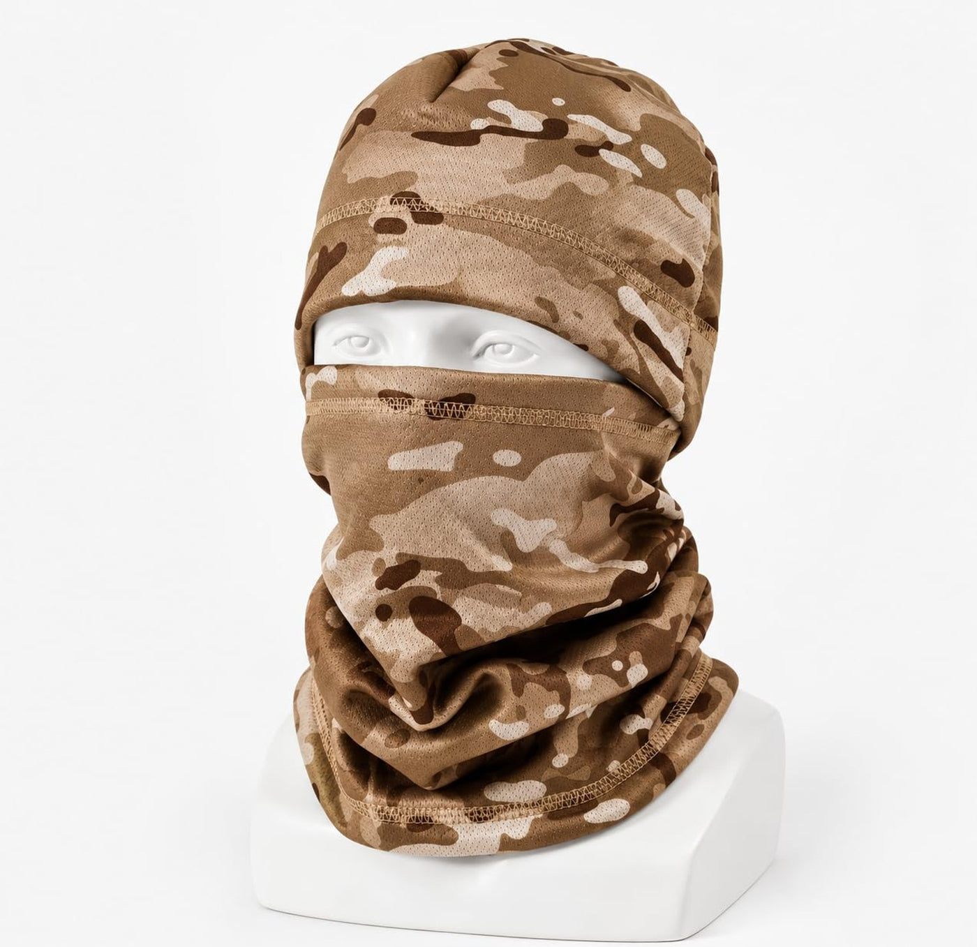 Izzawa Camouflage Balaclava Full Face Mask, One-Hole, Windproof, for Skiing, Hiking, Fishing, Motorcycling