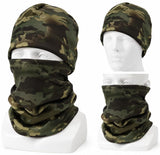 Izzawa Camouflage Balaclava Full Face Mask, One-Hole, Windproof, for Skiing, Hiking, Fishing, Motorcycling