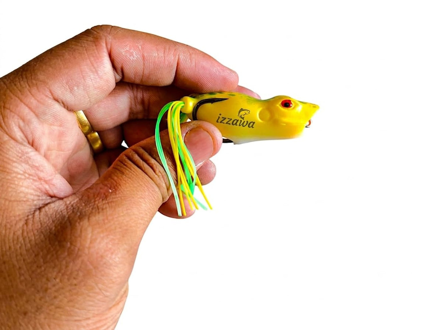 IZZAWA Mouth Frog Lure Yellow 6.5cm 12.5g – Snakehead Murrel Bass