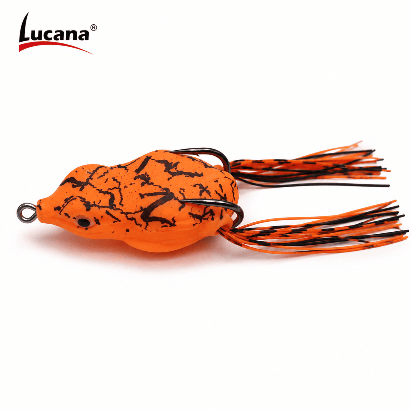 Lucana Cheeto Frog Lure 50mm 12g | Topwater Frog Bait - Orange Crackle