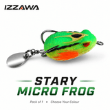 IZZAWA Stary Micro Frog Lure 30mm 3.2g - Lime Flash | Pack of 1