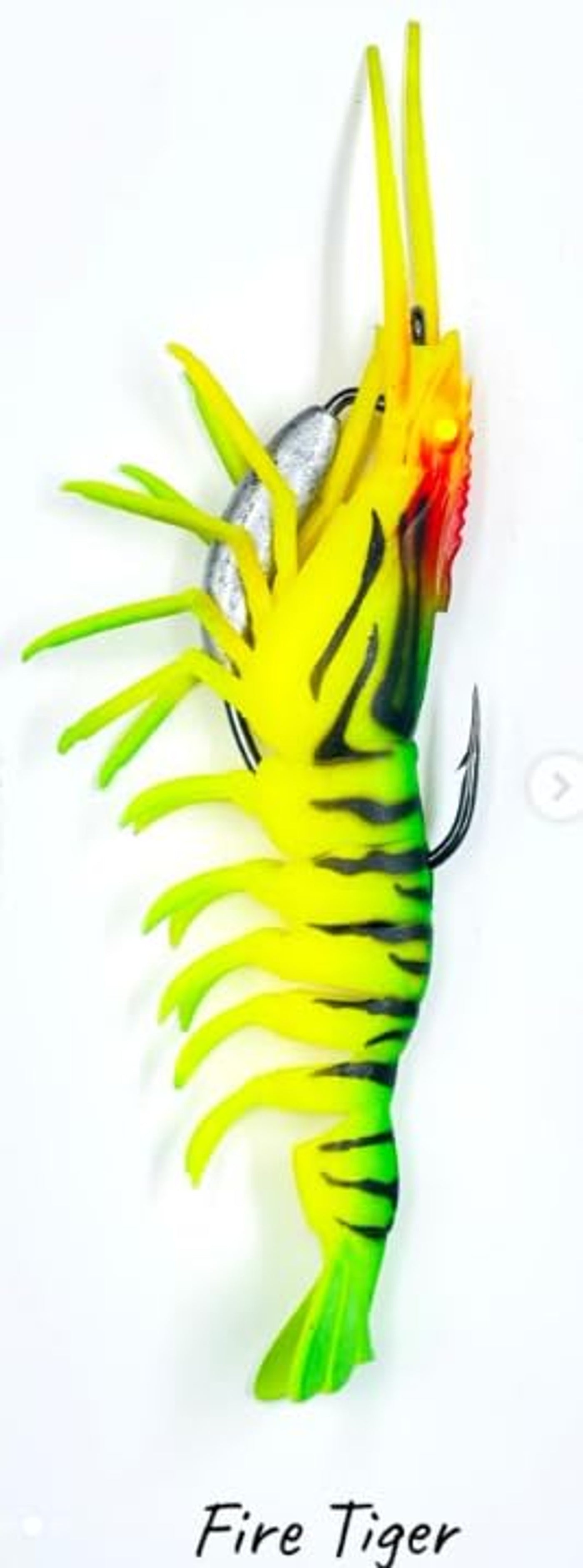 IZZAWA HuntHouse Shrimp Lure 16cm 26.4g Fire Tiger – GT Snapper Barramundi