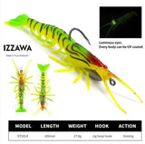 IZZAWA HuntHouse Shrimp Lure 16cm 26.4g Golden Tiger – GT Snapper Barramundi