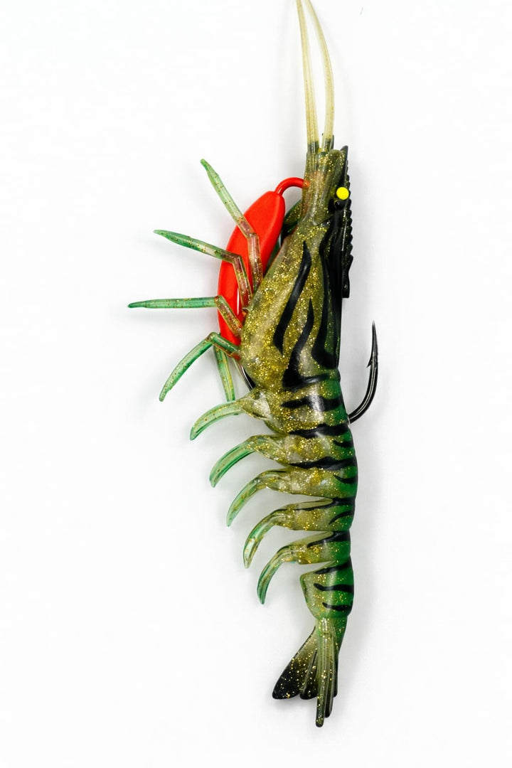 IZZAWA HuntHouse Shrimp Lure 16cm 26.4g Green Forest – GT Snapper Barramundi