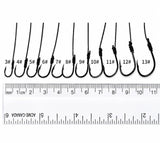 IZZAWA Stainless Steel String Hook Fishing Rig, 5 Hook Pre-Tied Setup with Swivel, for Lake Fishing, Snapper, Grouper, GT