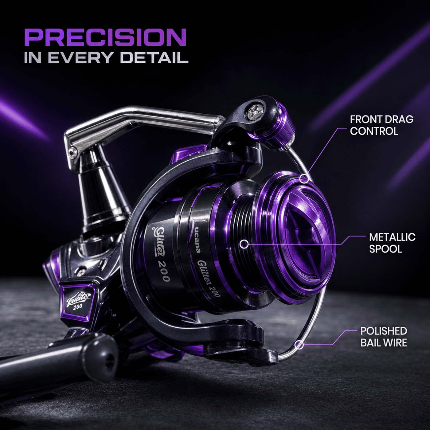 Lucana Glitter GL200 Spinning Reel