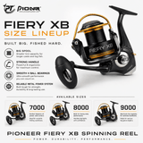 Pioneer Fiery XB Spinning Fishing Reel