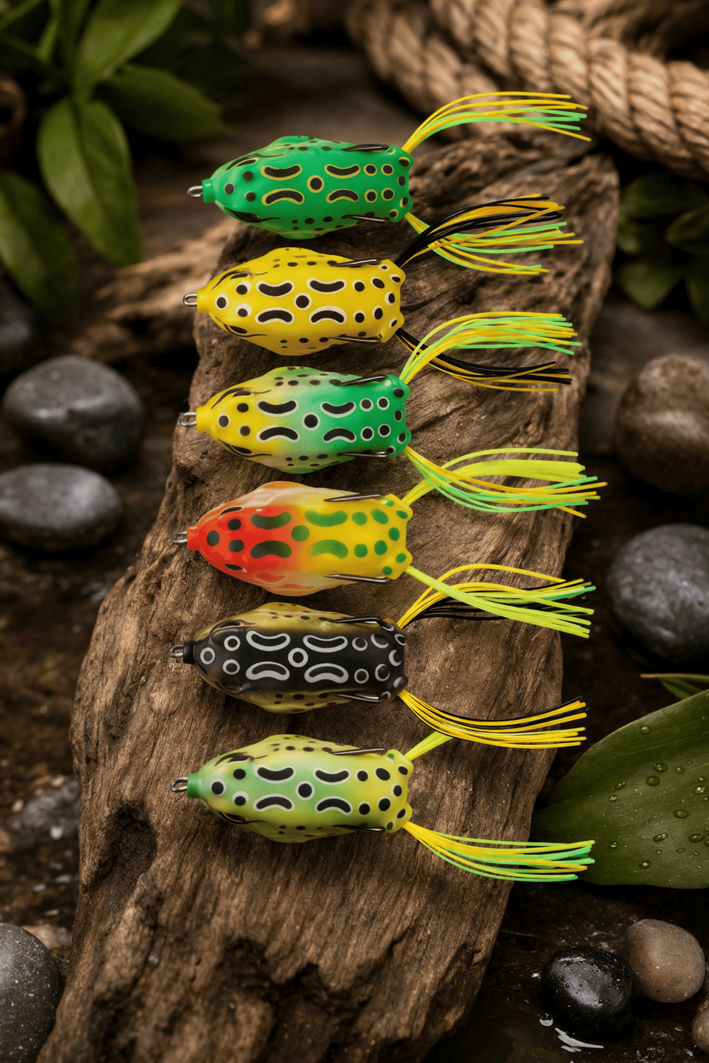 IZZAWA Frog Lure 2pc 6cm 12g – Snakehead Murrel Bass Topwater