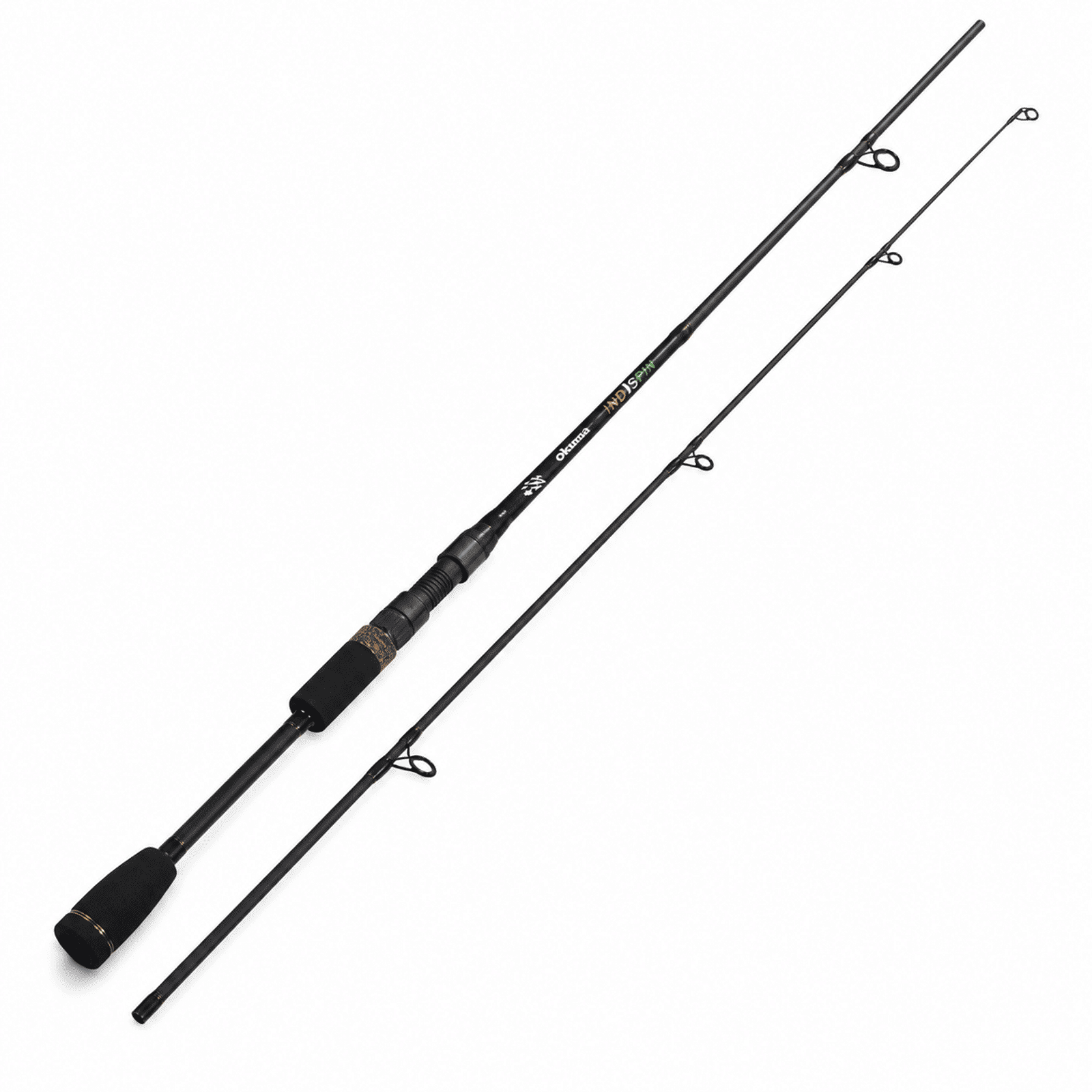 Okuma IndiSpin Spinning Fishing Rod 7ft - 10 Ft Heavy – Special Carbon 2 Piece Rod