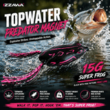 IZZAWA Super Frog Black with Pink Pattern Frog Lure 15g | Pack of 1