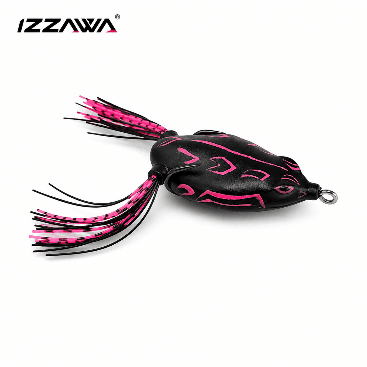 IZZAWA Super Frog Black with Pink Pattern Frog Lure 15g | Pack of 1