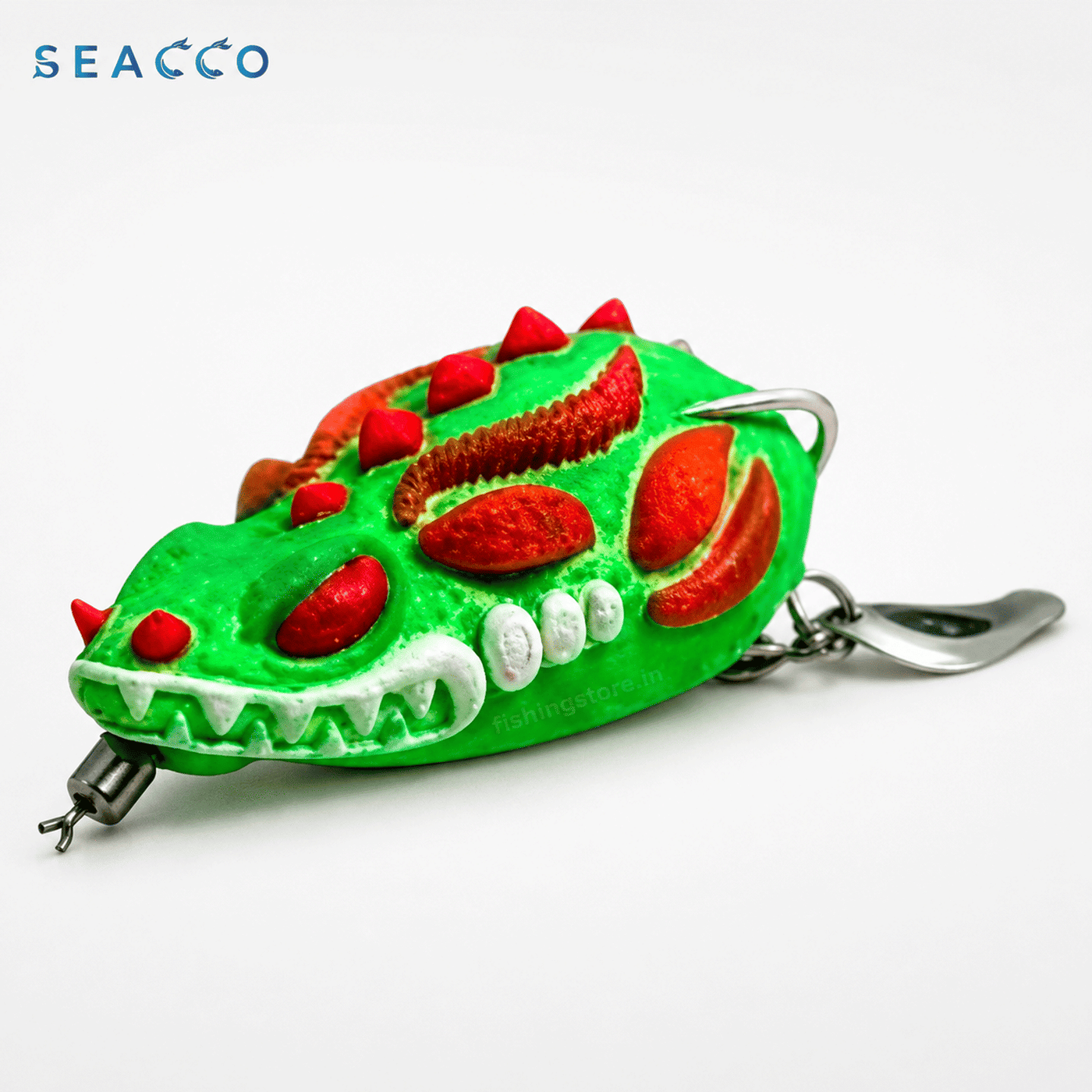 Seacco Huskar Frog Lure 4.5cm 6g for Snakehead - Green