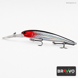 Bravvo End Game Hard Lure  16 cm Diving Minnow Jerkbait for Fishing, 19 g